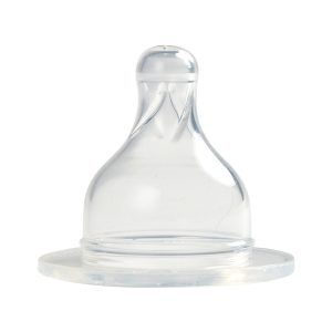 Etetőcumi szett szélesnyakú üveghez – 2 db – Lassú folyású 0-6 hó